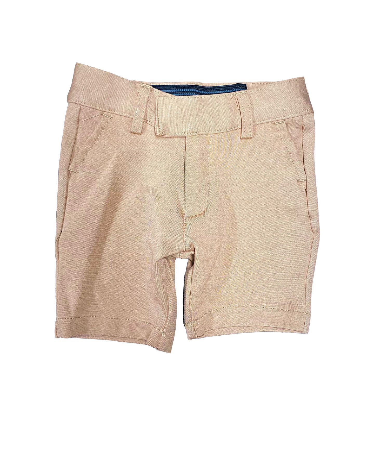 MINILLI Boys Skinny Fit Stretch Microfiber Blend Dress Shorts Boytique